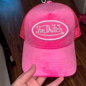 Hot Pink Authentic Von Dutch Hat 🩷
